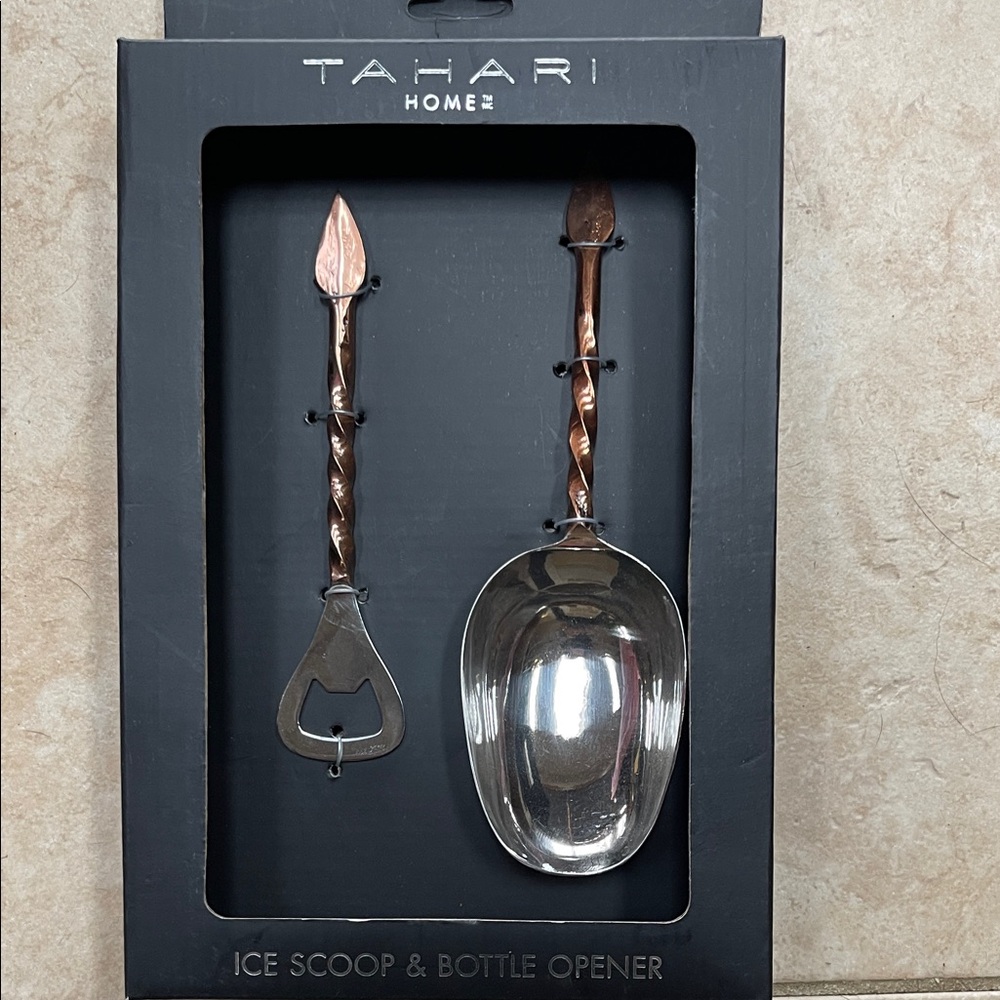 Tahari Copper and Silver Bar Tool Set